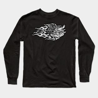 Monster in flames Long Sleeve T-Shirt